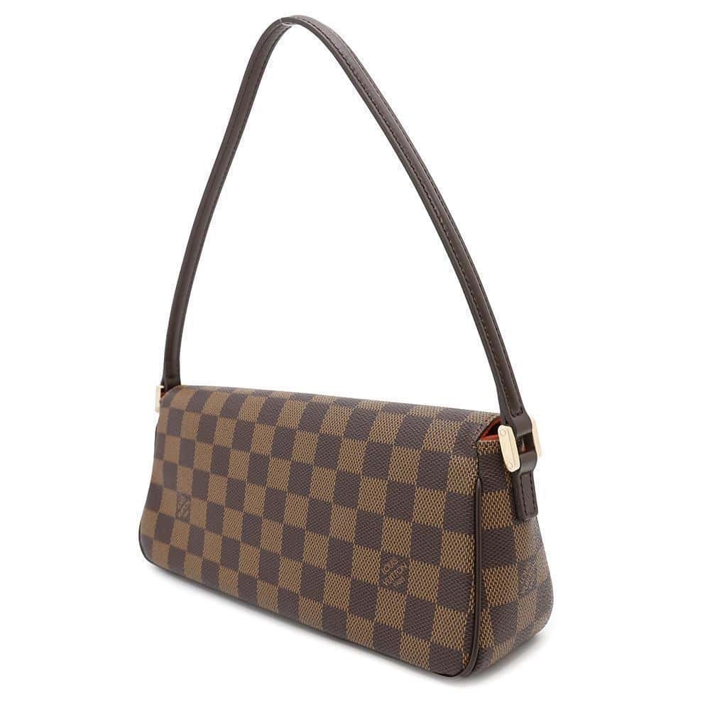 Louis Vuitton Handbag Damier Shoulder Ebene Recoleta Hobo One Brown
